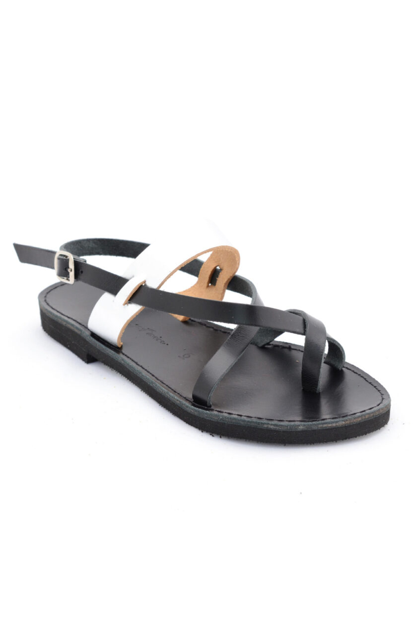Greek sandals FUNKY PEOPLE, black