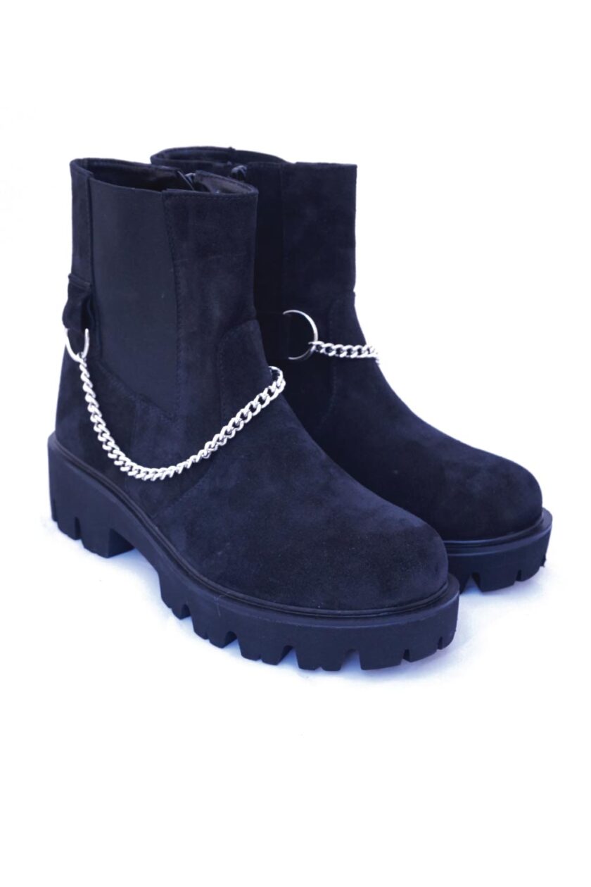 Black suede boots FUNKY PUNK