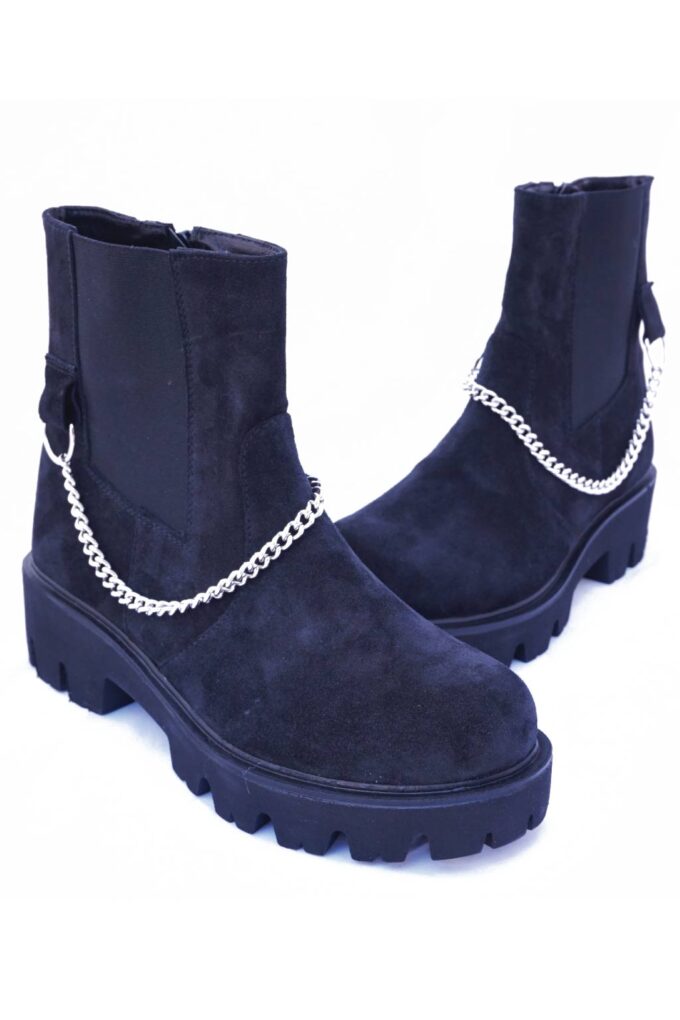 Black suede boots FUNKY PUNK