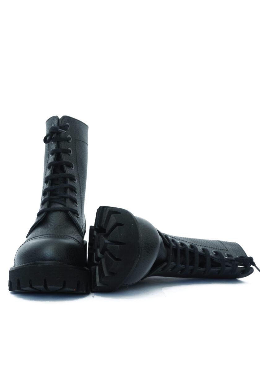 FUNKY ROCK genuine leather women's boots, black