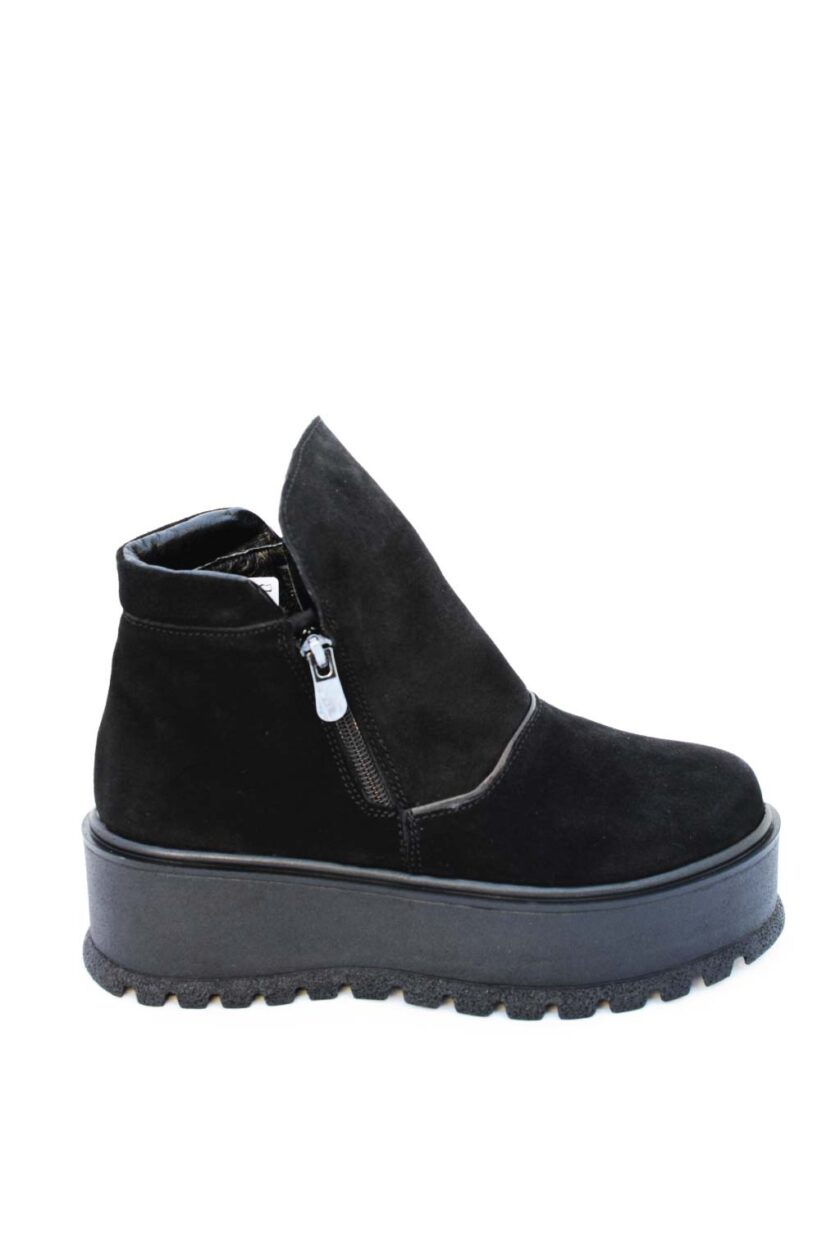 Women's boots with FUNKY SOUL platform, black
