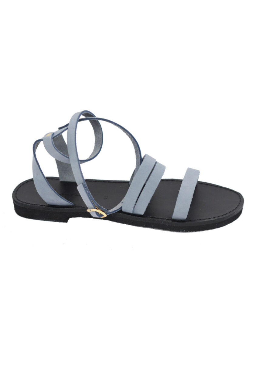 FUNKY GLAM leather sandals in light blue