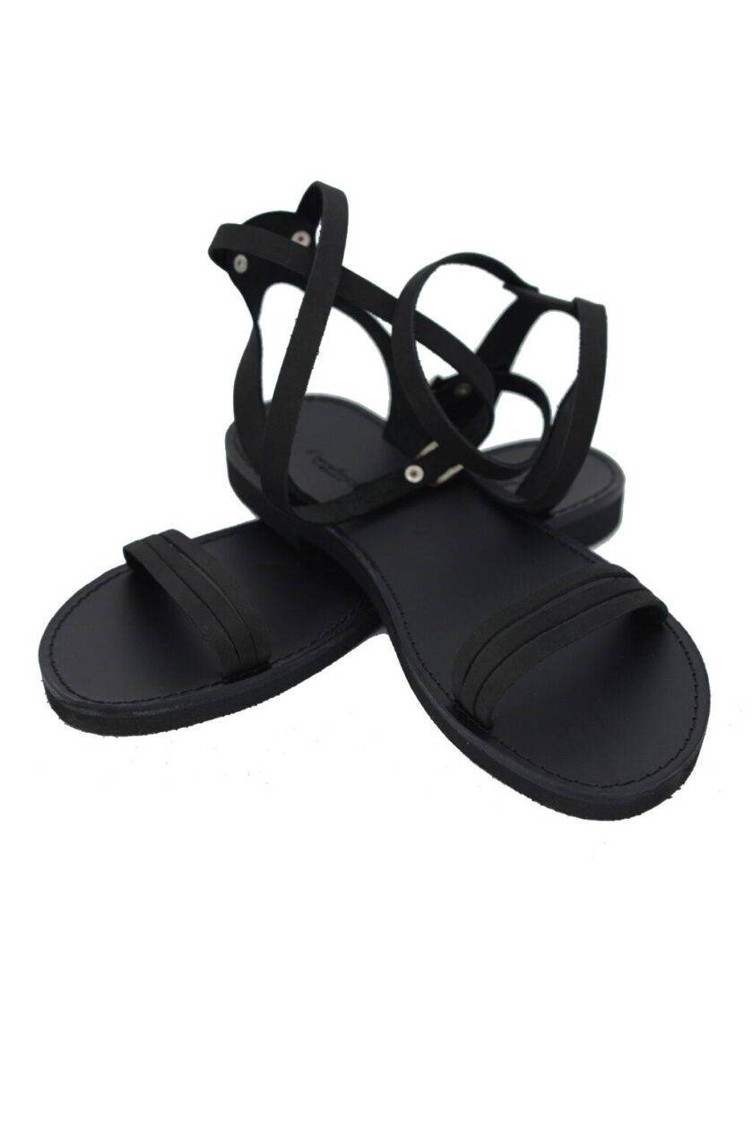 FUNKY FEMME ankle strap sandal in black